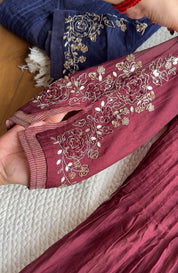Naina Koti Anarkali Dress-Maroon