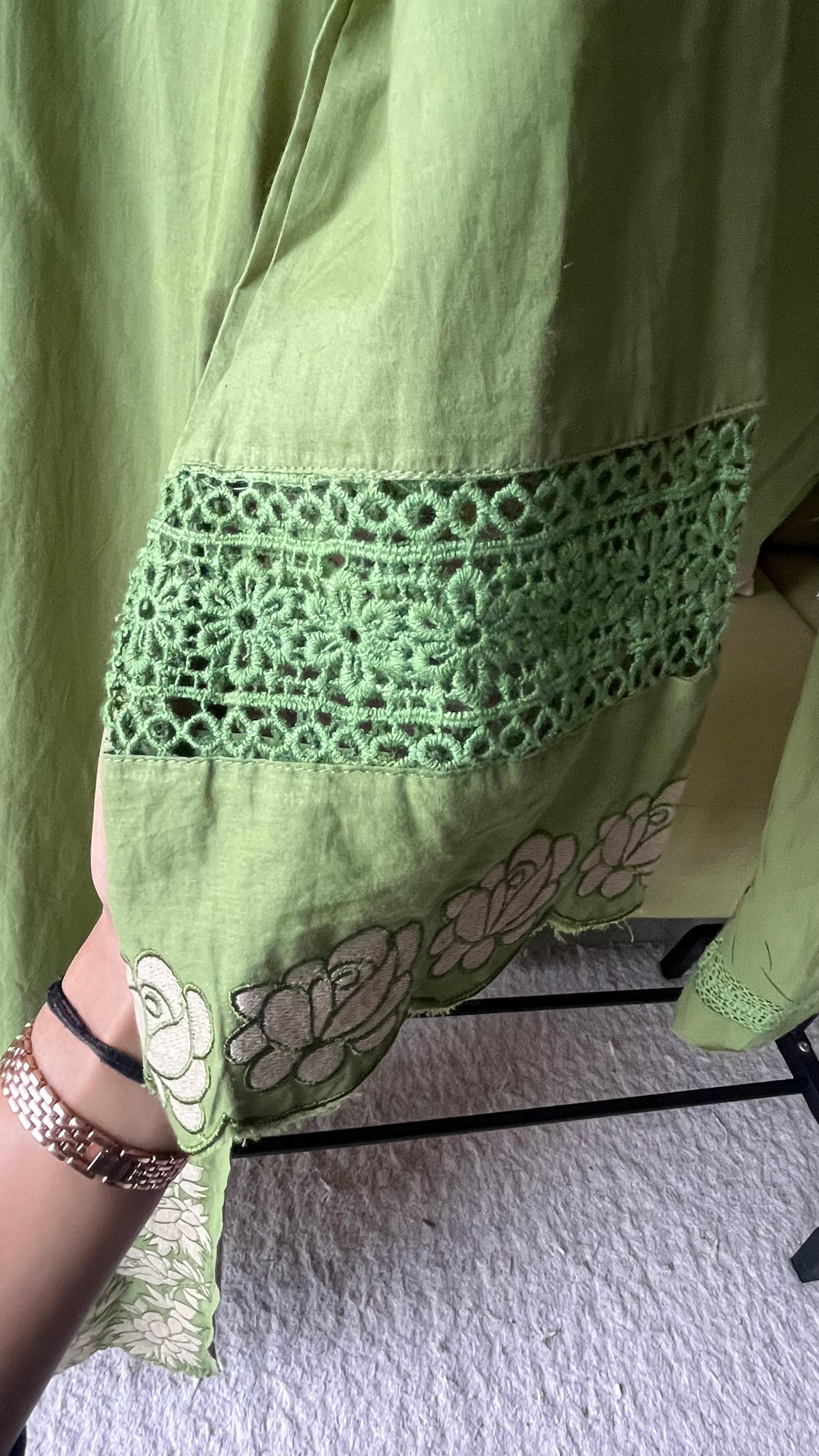 Monika Flower Embroided Dress