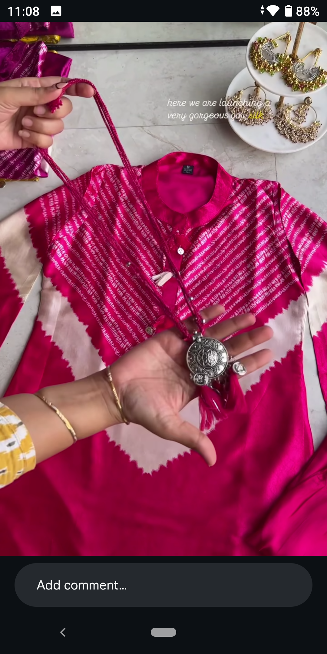 Suhana Bandhani Print Kurti And Pant Set