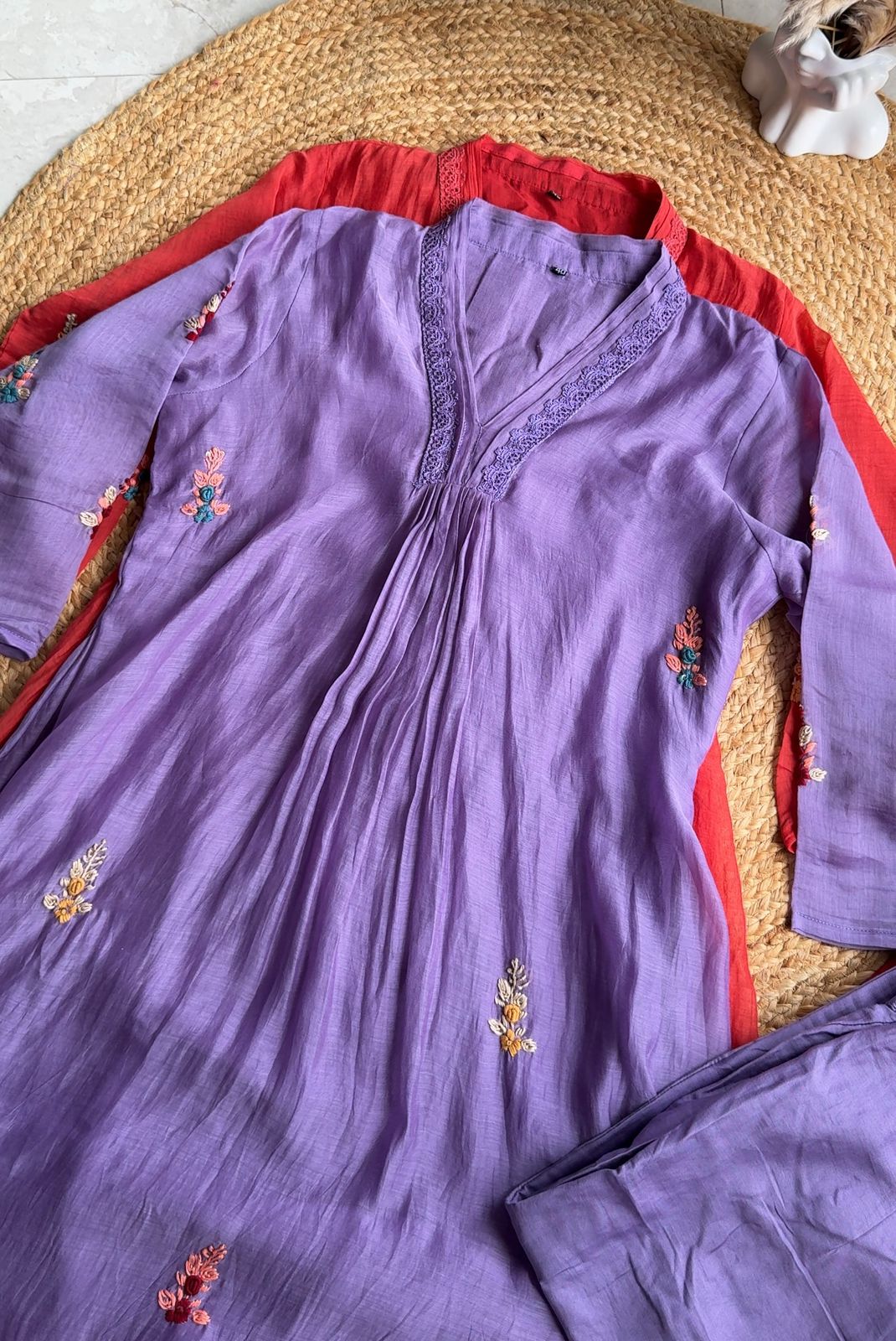 Shivalika Mul Chanderi Katha Work (Make to Order)