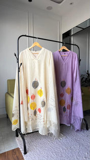 Alka Applique Work Dress