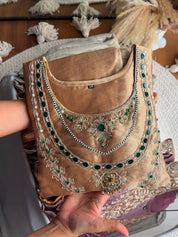 Shriya Handwork Coord Set - Golden