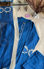 Sili Cut Work Mul Chanderi Dress