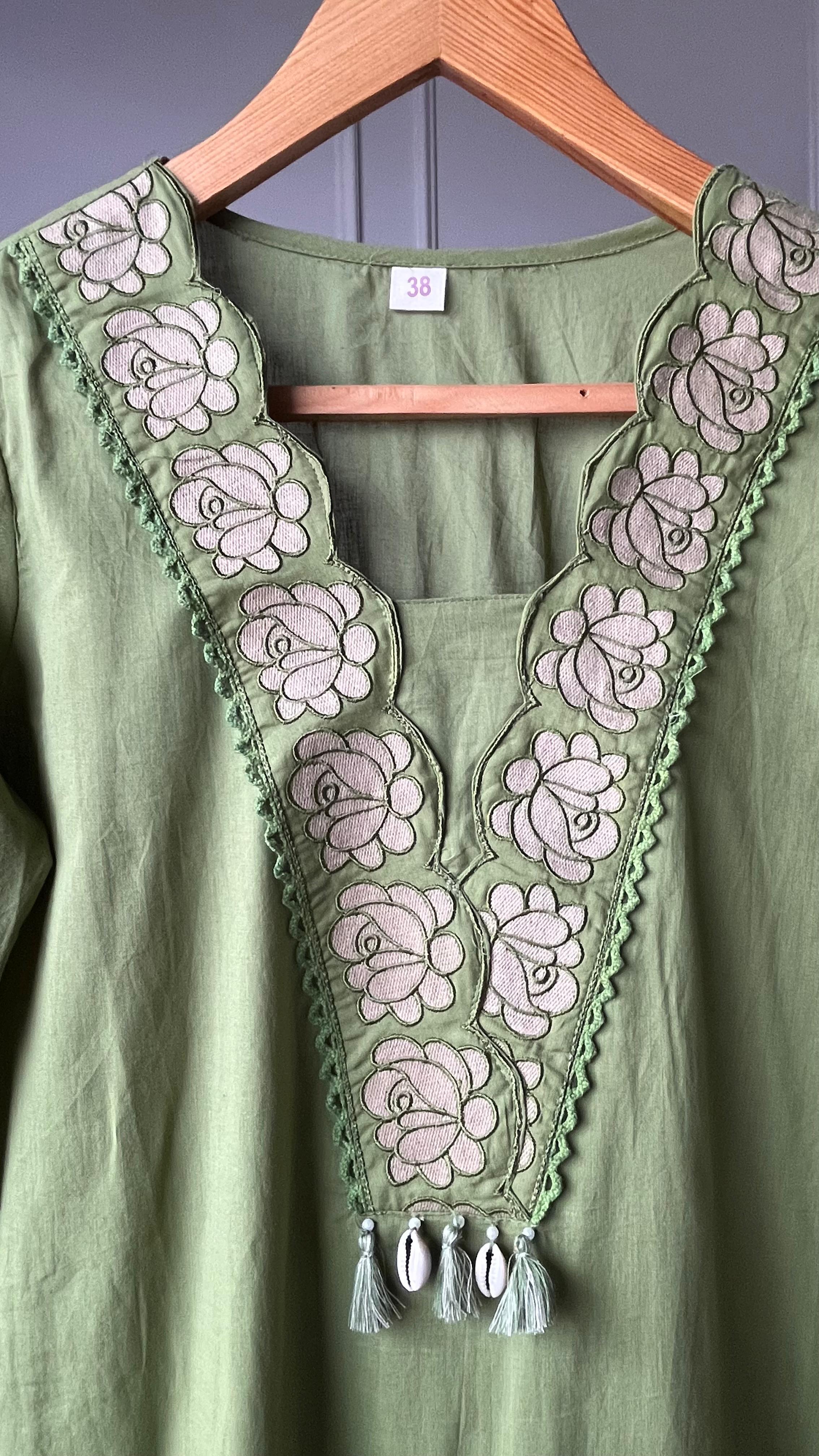Monika Flower Embroided Dress
