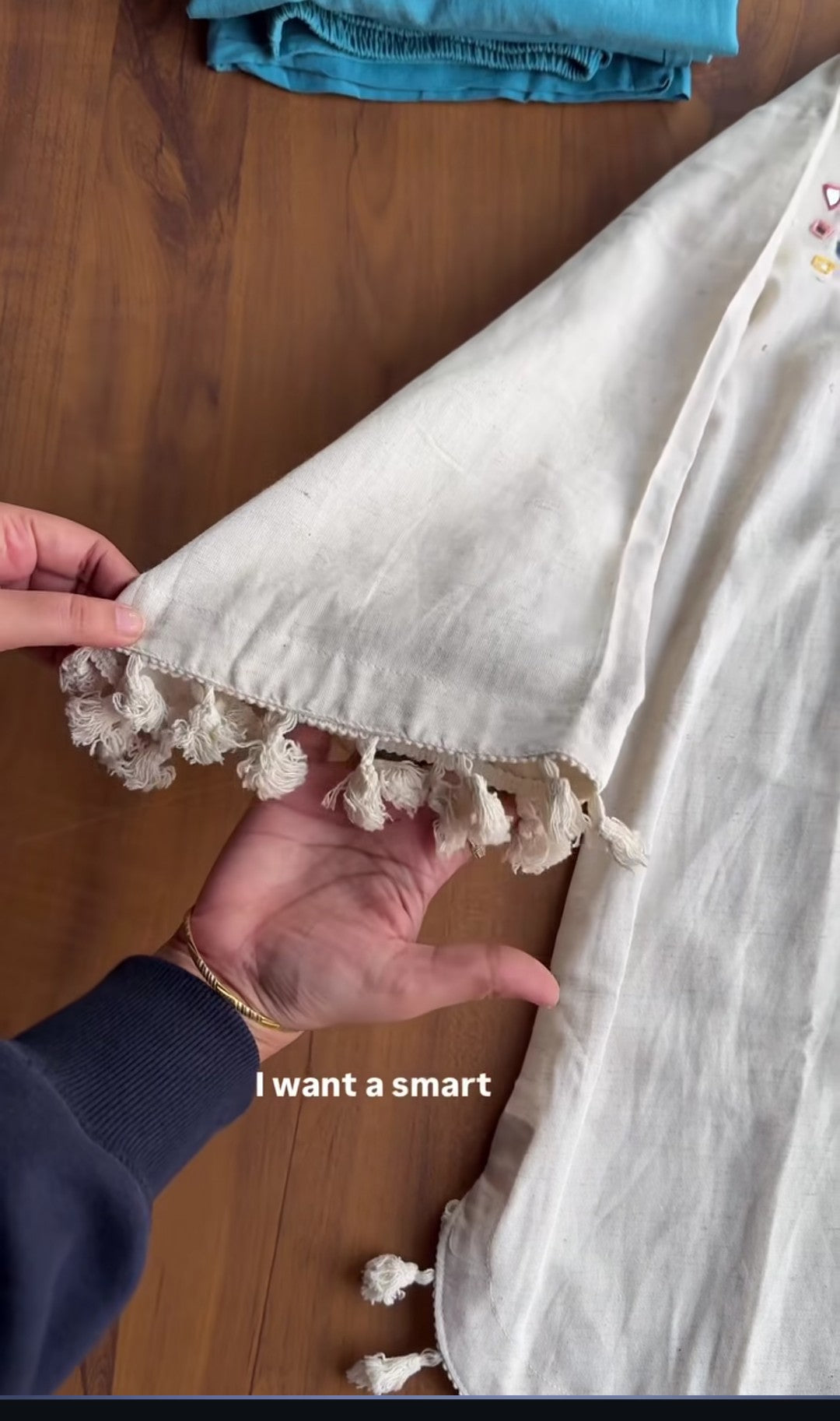 Riya Pom Pom Detailing Coord Set