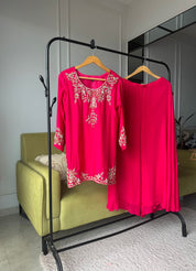 Saheli Handwork Dress With Plazzo