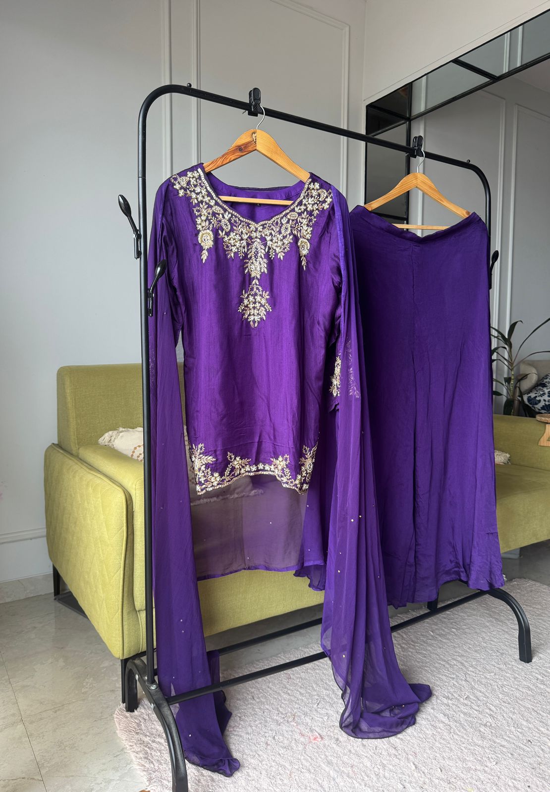 Saheli Handwork Dress With Plazzo